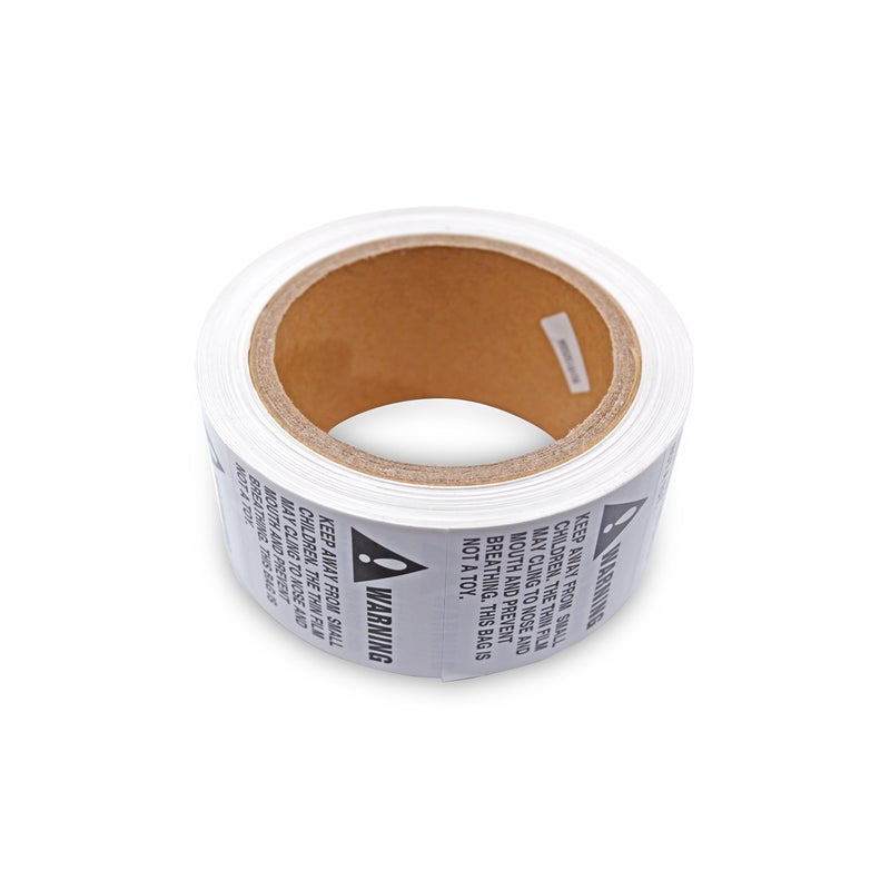 44LLC Suffocation Warning Keep Away from Children Stickers - 5 Rolls/2500 Labels - Image 5